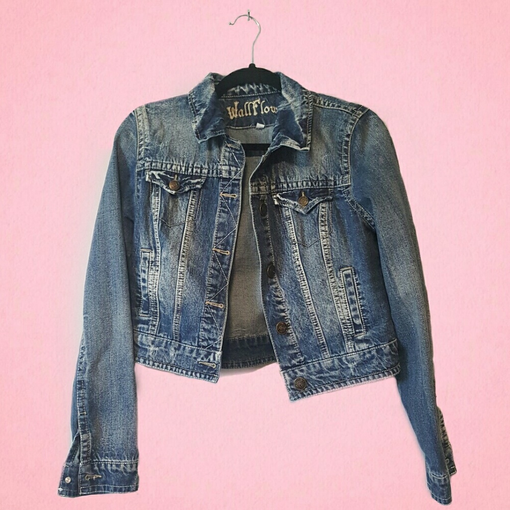 Dark wash denim jacket